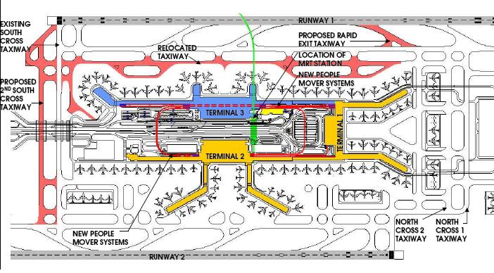 Singapore Changi Airport Aerodrome Chart